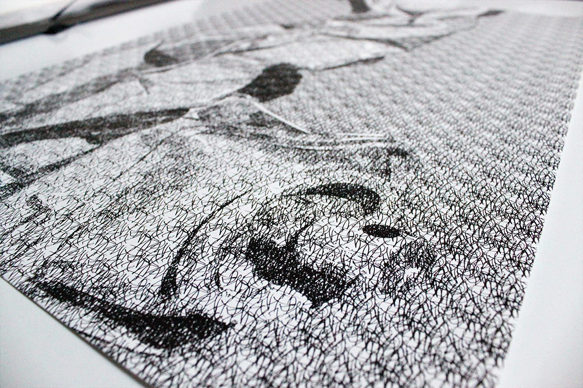 Sérigraphie graffiti cessieux